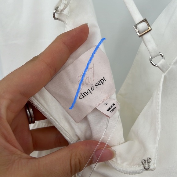 Cinq a Sept Effie Dress in Ivory 2 - Picture 10 of 10